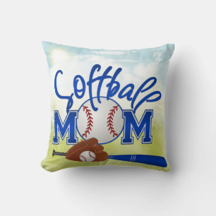 Softball Mum Pillow