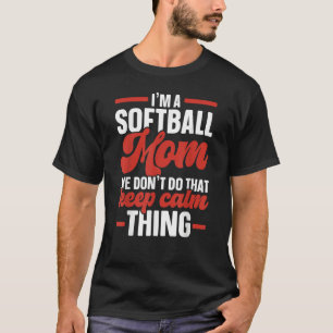 Softball Mum Softball Player Pitcher Catcher Sport T-Shirt