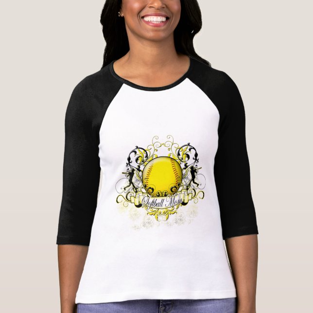 Softball Mum T-Shirt (Front)