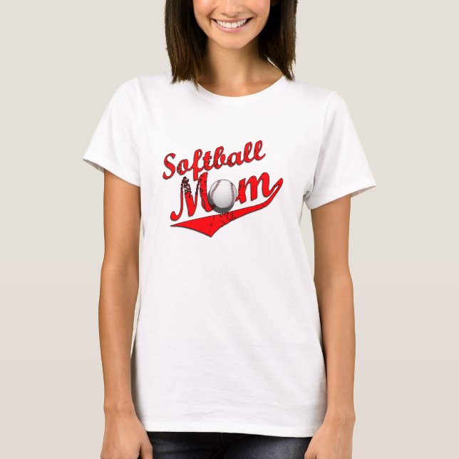 Softball Mum T-Shirt (Front)