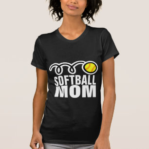 Softball mum t-shirt for women