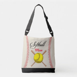 Softball Mum Tote Bag
