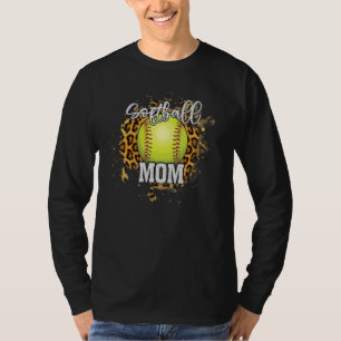 Softball Mum Vintage Softball Family Matching T-Shirt
