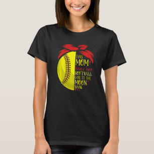 Softball Mum Women Pitcher Catcher Girls T-Shirt