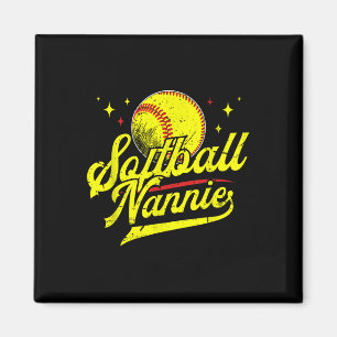 Softball Nannie Of A Softball Player Nannie Magnet
