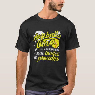 Softball Oma Definition Oma Of A Softball Player O T-Shirt