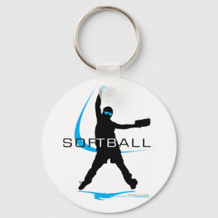 Softball - Pitcher Key Ring