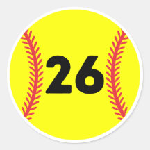 Softball Player Jersey Favourite Number #26