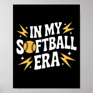Softball Players In My Softball Era Fastpitch Athl Poster