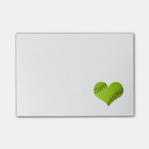 Softball Post it notes