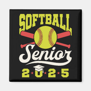 Softball Senior 2025 Graduating Player Athlete Magnet