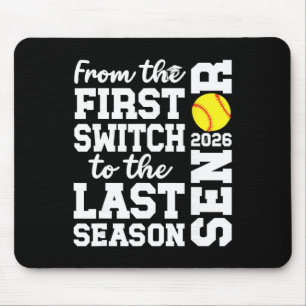 Softball Senior 2026 Graduation Senior Softball Pl Mouse Pad