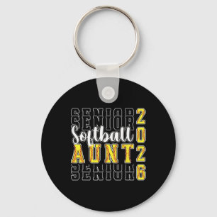 Softball Senior Aunt Of A Senior Softball Player A Key Ring