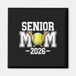 Softball Senior Mom, Cl Of 2026,senior Night Gradu Magnet