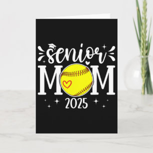 Softball Senior Mum Of A Senior Softball Player Mo Card