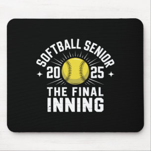 Softball Senior Night Senior Cl Of 2025 Graduation Mouse Pad
