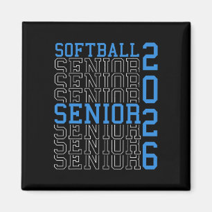 Softball Senior Night Softball Senior 2026 Graduat Magnet