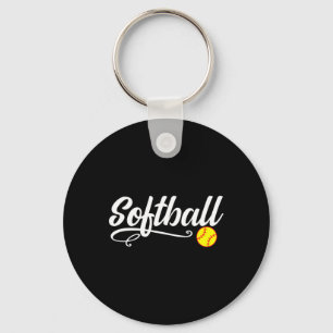 Softball Shirt Gift Key Ring