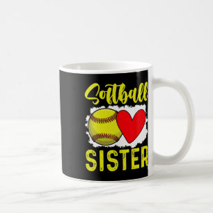 Softball Sister Softball Player Coffee Mug