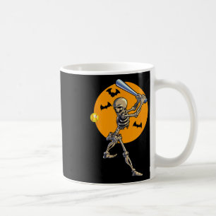 Softball Skeleton Halloween Women Girls Softball H Coffee Mug