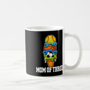 Softball Soccer Basketball Mom Ice Cream Summer Ga Coffee Mug