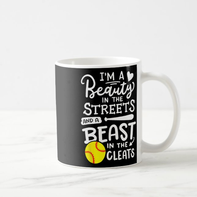 Softball Softball Player  Coffee Mug (Right)