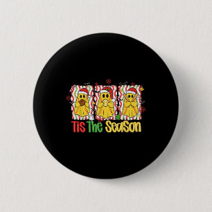 Softball Spooky Ghost Christmas Halloween Tis The 6 Cm Round Badge