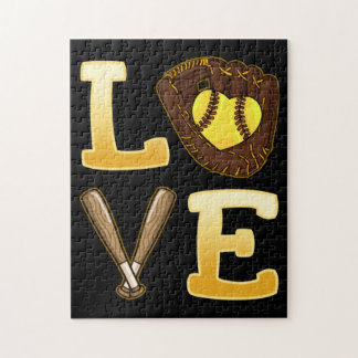Softball Sports Softball Player Jigsaw Puzzle