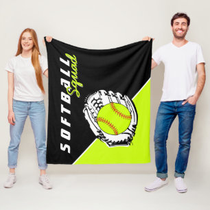 Softball Squad Fleece Blanket