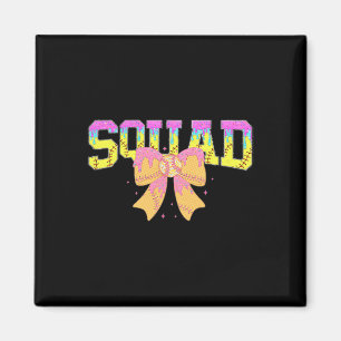 Softball Squad Ice Cream Drip Game Day Family Matc Magnet