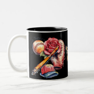 Softball Summer Two-Tone Coffee Mug