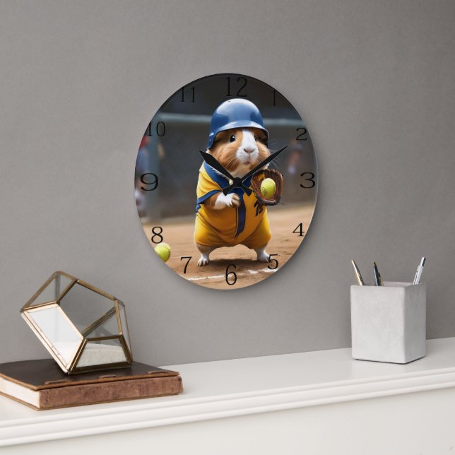 Softball Superstar: The Guinea Pig's Big Game, Large Clock (Office)