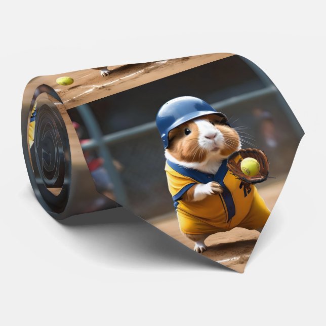 Softball Superstar: The Guinea Pig's Big Game, Tie (Rolled)