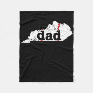 Softball T Shirt Proud Dad Baseball Shirt Kentucky Fleece Blanket