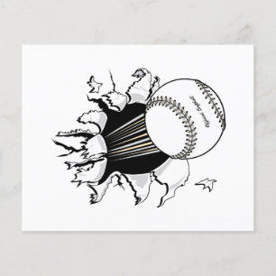 softball tearing through fast ball graphic