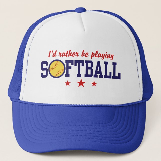 Softball Trucker Hat (Front)