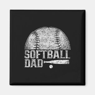 Softball Vater Softball Player Softballer Softball Magnet