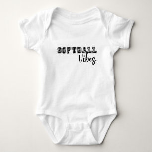 Softball Vibes Baby Bodysuit