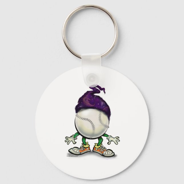Softball Wizard Key Ring (Front)
