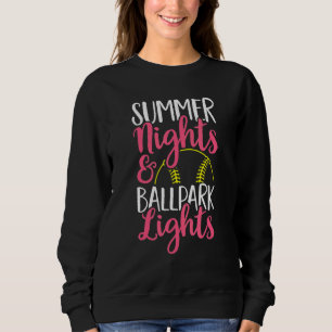 Softball Womens Softball Player Baseball Softball Sweatshirt