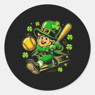 Softbyll St Patricks Day Irish Softbyll Classic Round Sticker