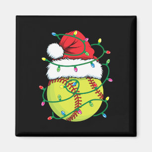 Softbyll With Santa Hat Men Boys Girls Christmas X Magnet