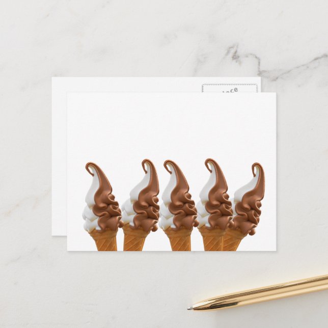 Softeis Postcard (Front/Back In Situ)