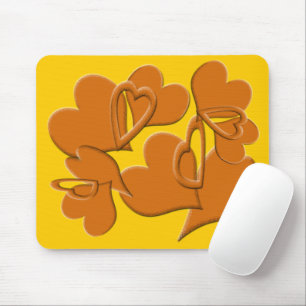 Softer Side of Orange Mouse Pad