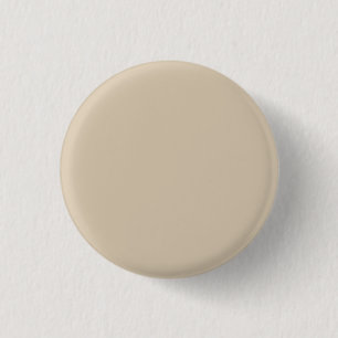Softer Tan Solid Colour 3 Cm Round Badge