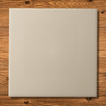 Softer Tan Solid Colour Ceramic Tile<br><div class="desc">Softer Tan Solid Colour</div>