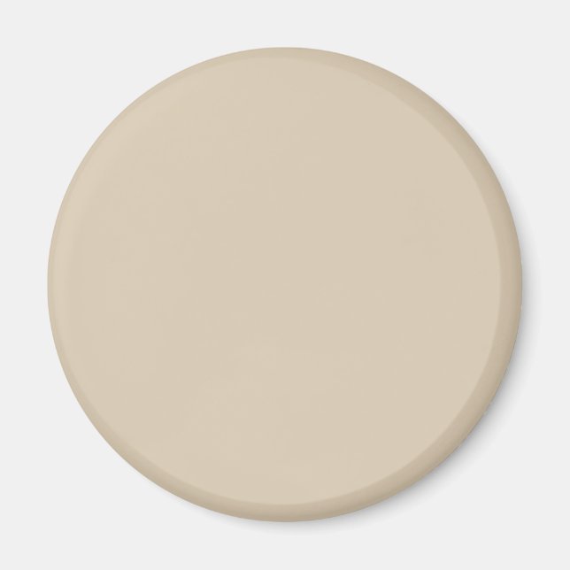 Softer Tan Solid Colour Magnet (Front)