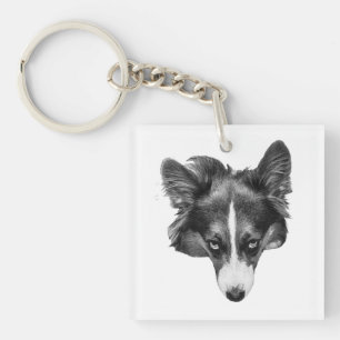 softgray glance key ring