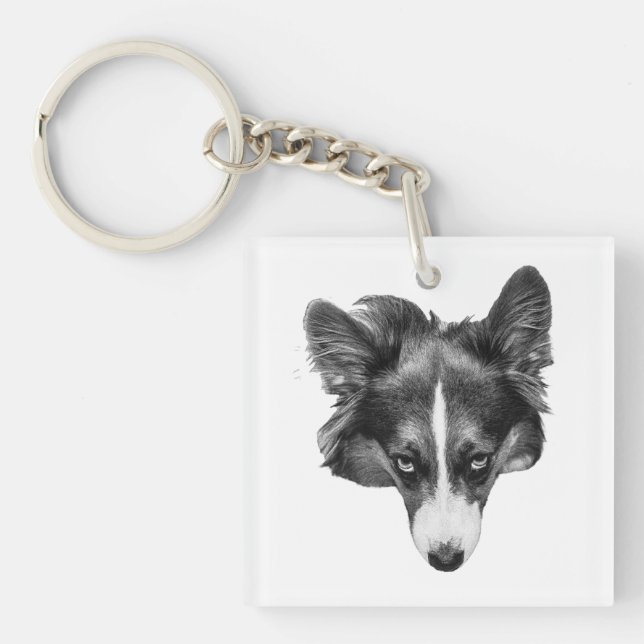 softgray glance key ring (Front)