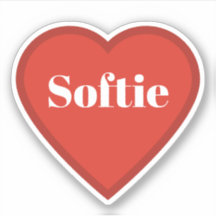 Softie Heart Sticker - Relatable Mood Sticker